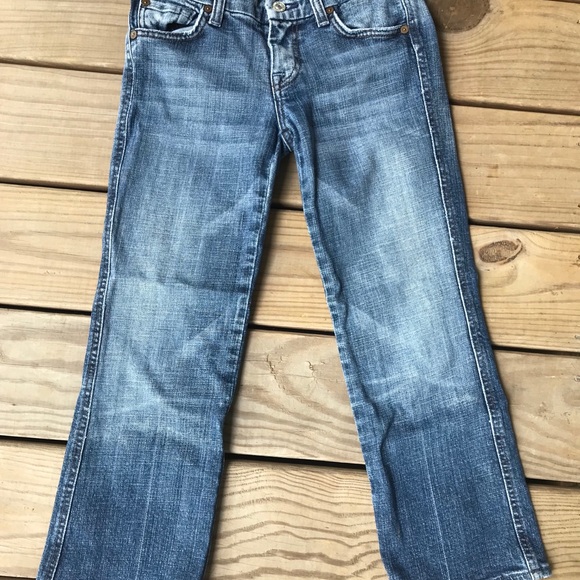 7 For All Mankind Cropped A Pocket Jeans 25 - Picture 2 of 4